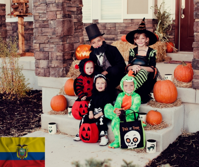 How do you experience Halloween in Ecuador? 