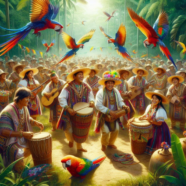 The lifestyle of the indigenous tribes of Ecuador 