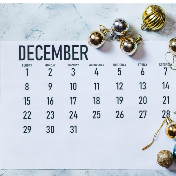 Calendrier décembre 2025 en Équateur