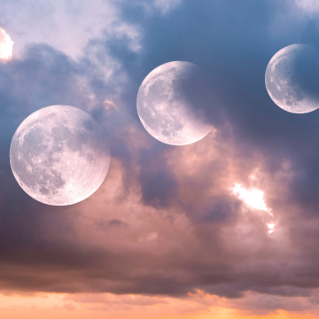 Calendrier lunaire de mars 2025