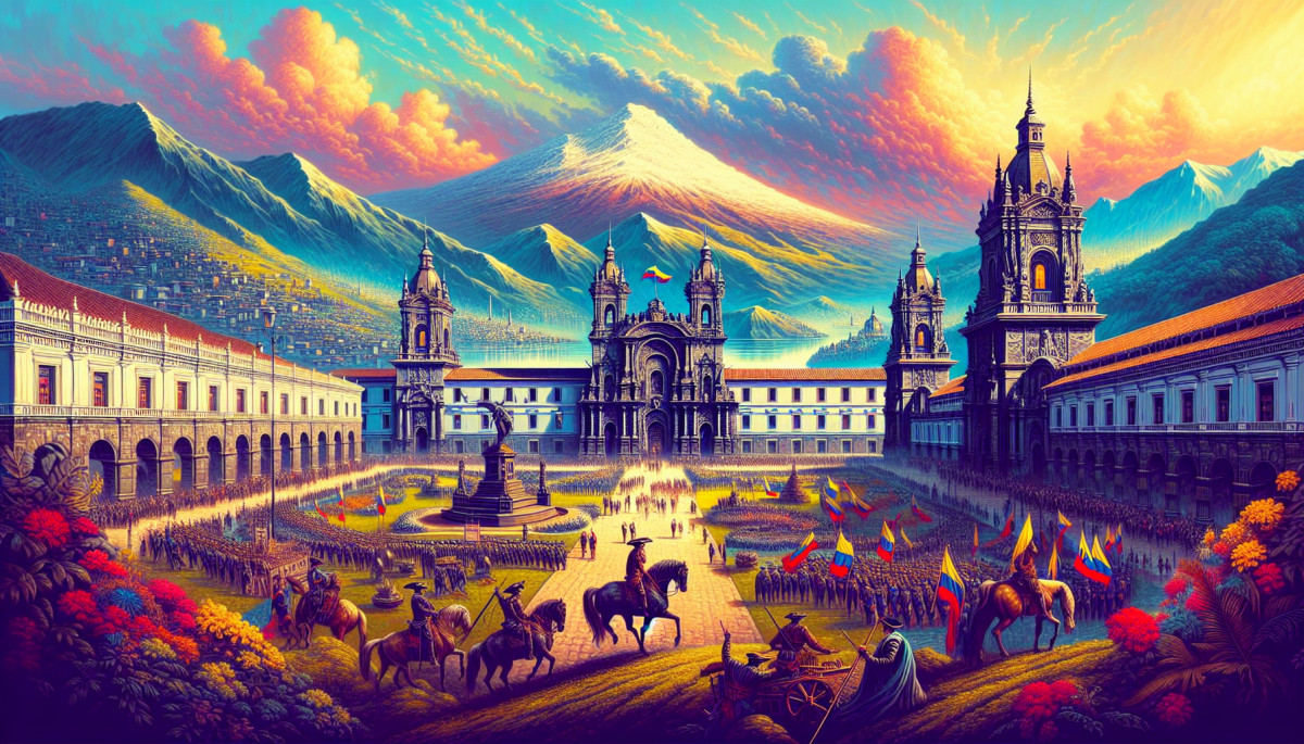 Fundación de Quito 1927 en Ecuador